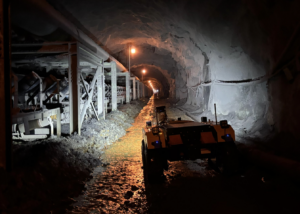Underground Mining Inspection System - Autonomy, remote operation